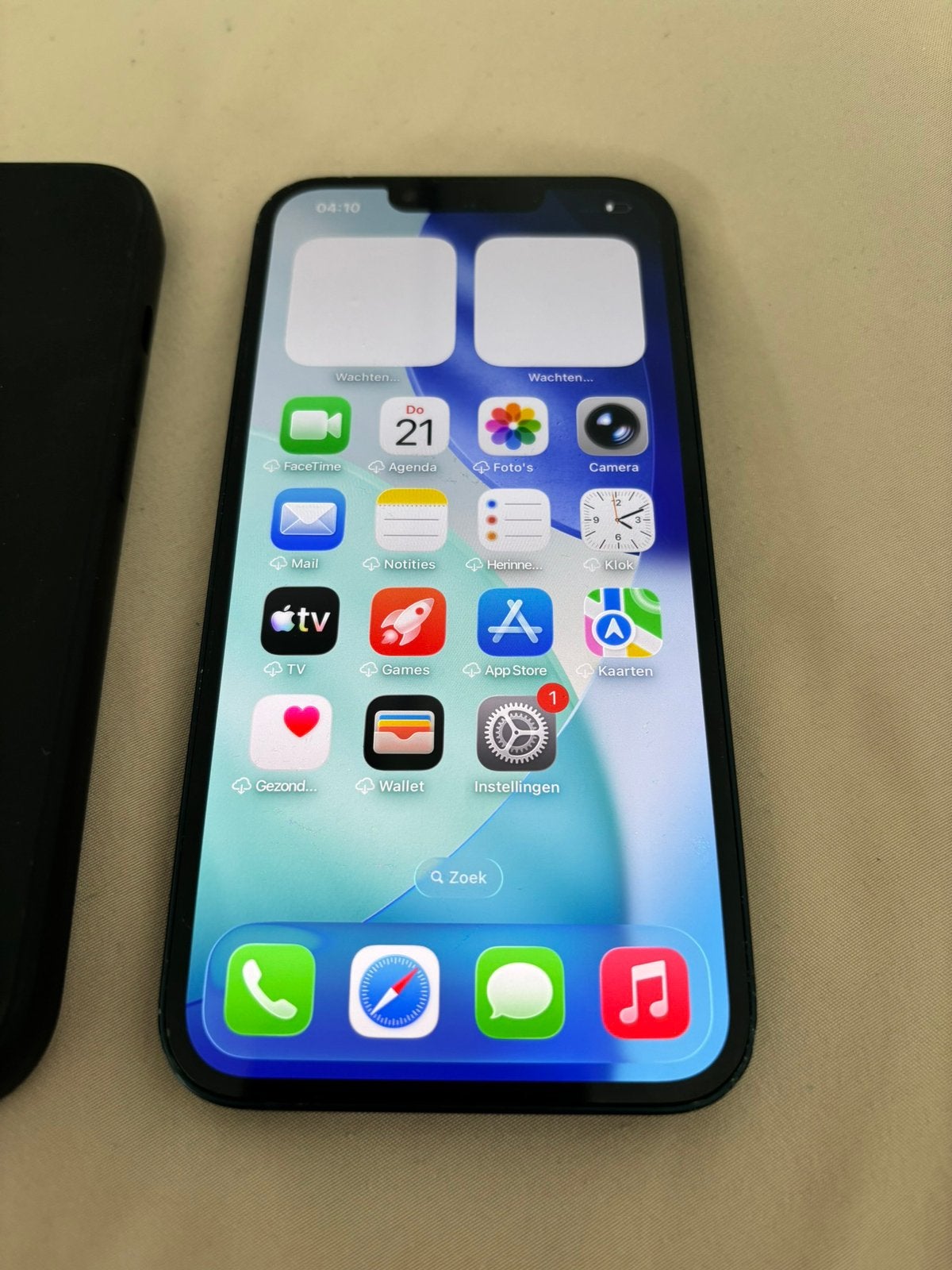 iPhone 13 zwart 128gb - 87% batterij in nette staat, Telecommunicatie, Mobiele telefoons | Apple iPhone, Zo goed als nieuw, 128 GB