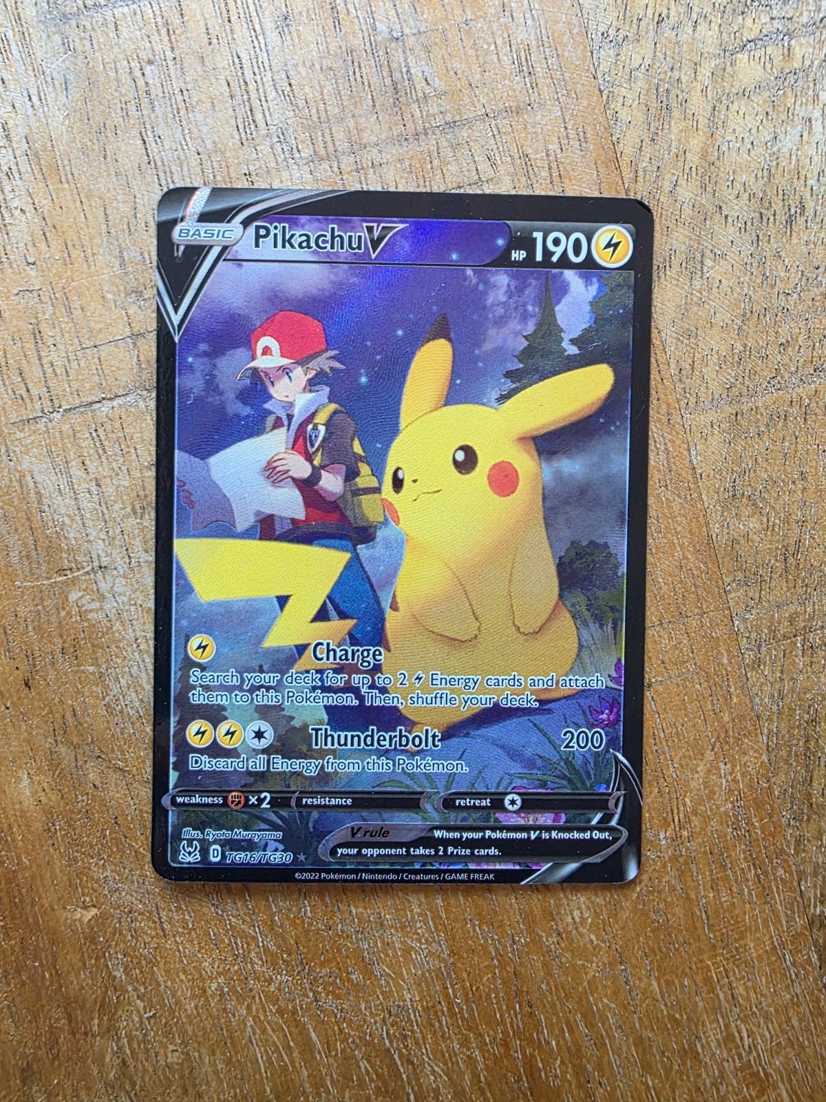 Pikachu V Pokemon Lost Origin Trainer Gallery, Ophalen of Verzenden, Zo goed als nieuw, Losse kaart