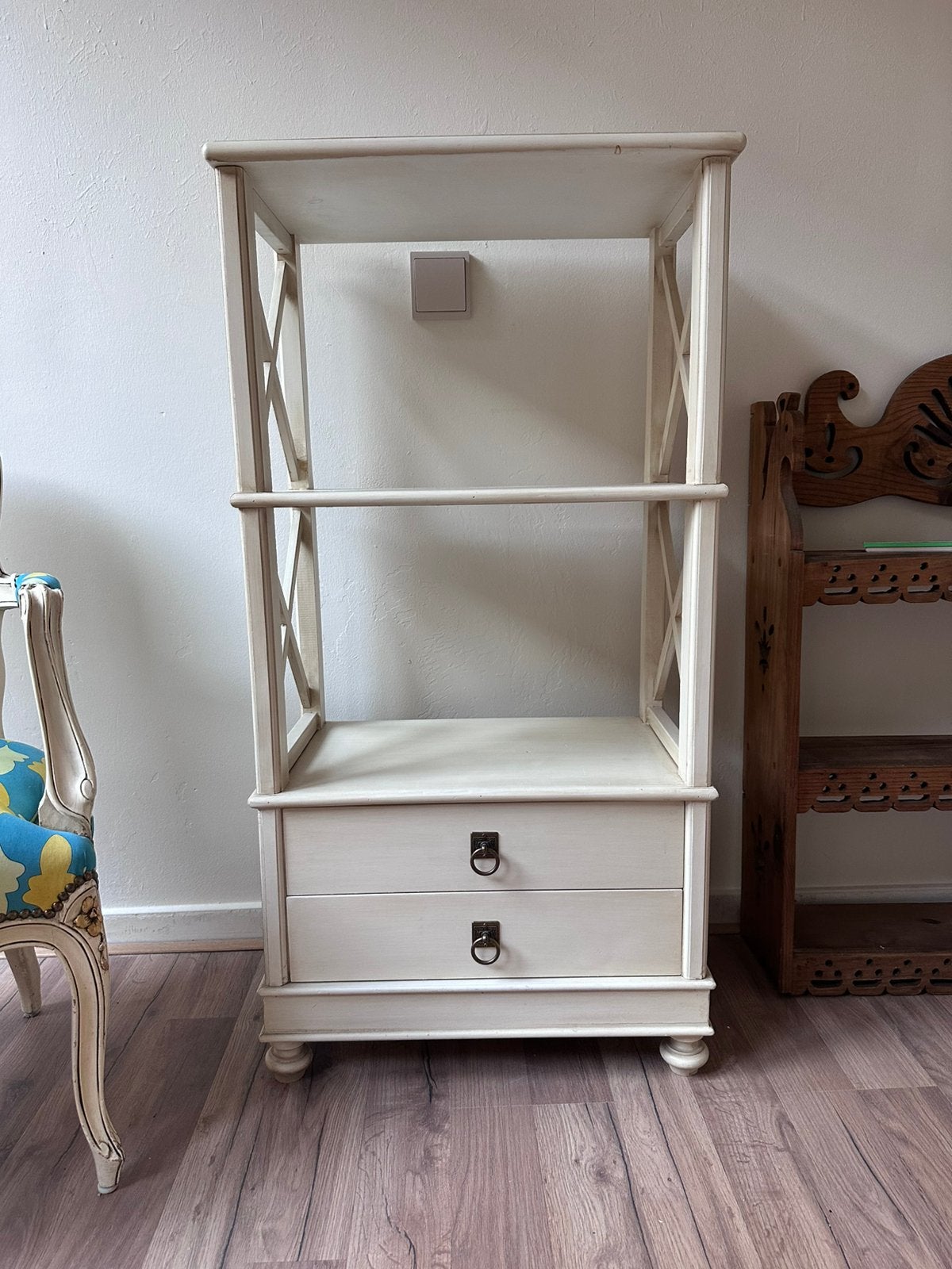 White shelf, Gebruikt, 100 tot 150 cm, Eikenhout, Ophalen of Verzenden