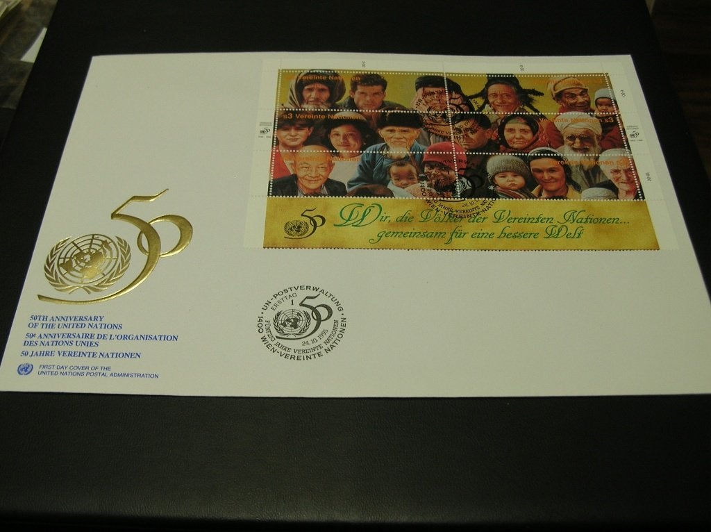 United Nations /VN 1995 Wenen 50 jarig jubileum, Ophalen of Verzenden, Overige landen, Postfris