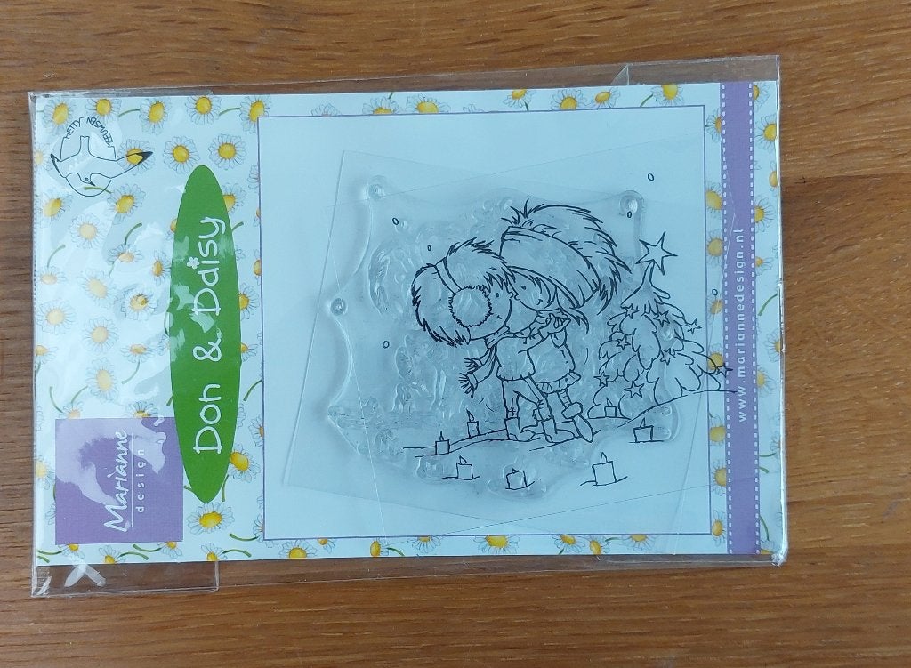 Marianne Design Don en Daisy Kerst stempel, Ophalen of Verzenden, Zo goed als nieuw, Clearstamp