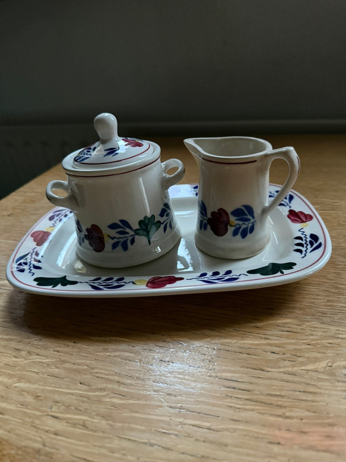 Boerenbont roomstel, Ophalen of Verzenden