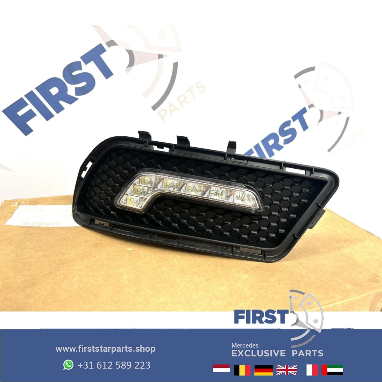 W207 W212 Facelift E63 AMG dagrijverlichting voor Mercedes E, Gebruikt, -, Ophalen of Verzenden, -