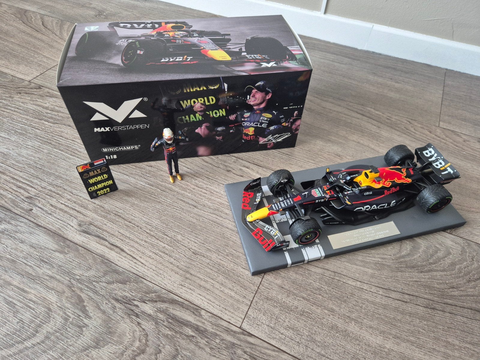 Minichamps Max Verstappen 1/18 Red Bull Racing RB18 2022, Overige merken, Auto, Groter dan 1:32, Nieuw
