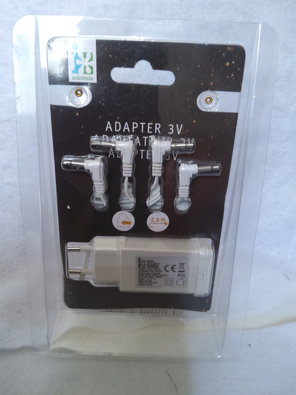 intratuin adapter 3 volt 4 output  B9, Diversen, Ophalen of Verzenden, Nieuw