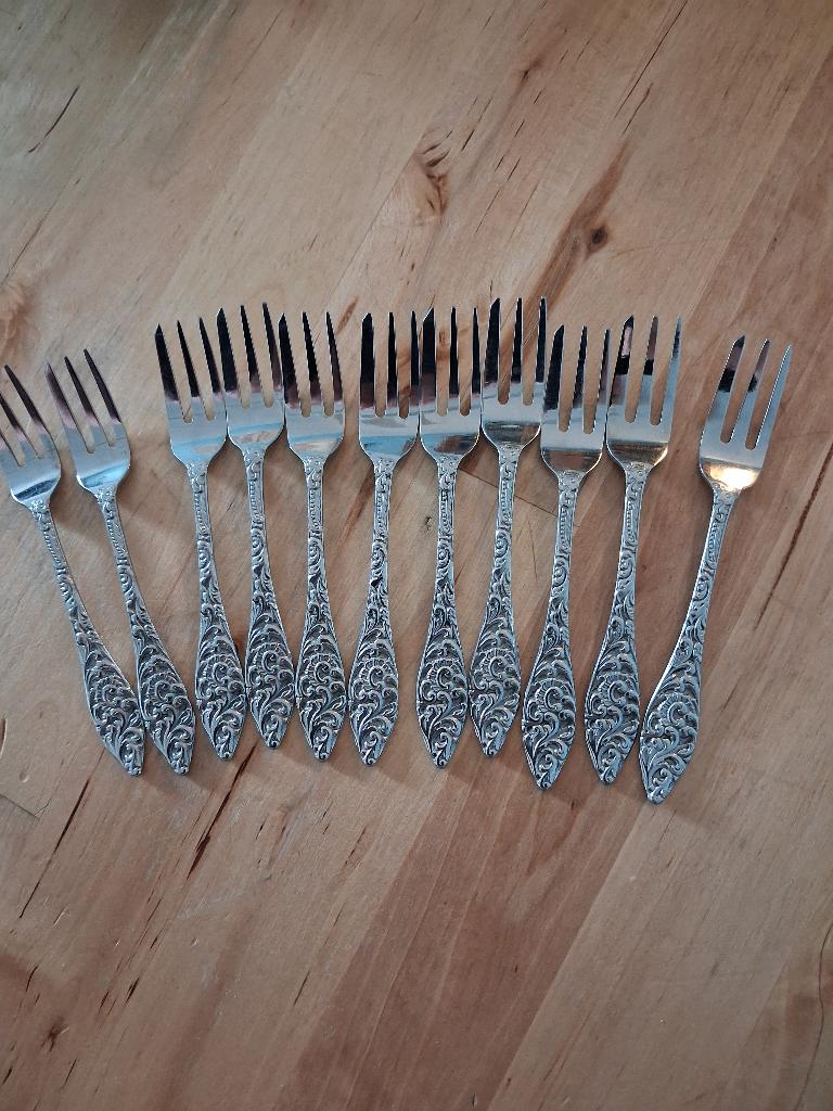 Vintage gebaksvorkjes, Ophalen of Verzenden