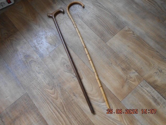 bamboe wandelstok, Ophalen of Verzenden, Zo goed als nieuw