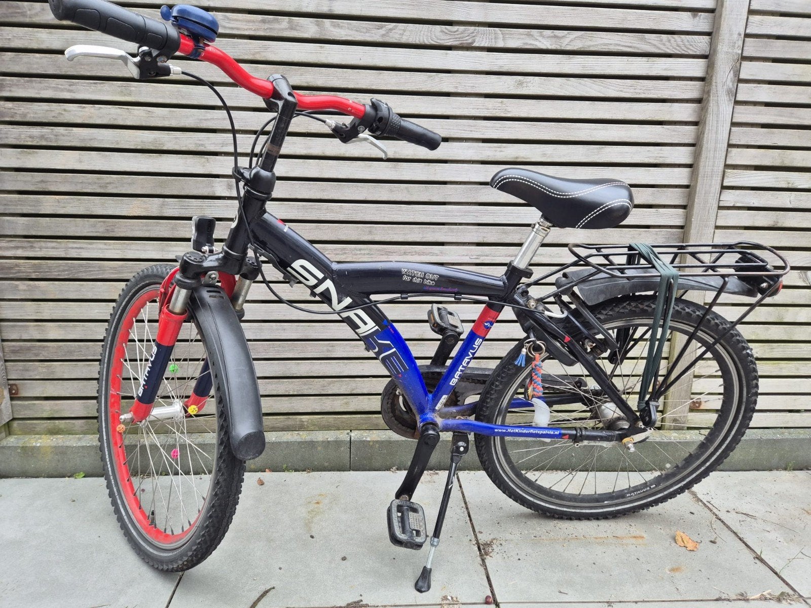 batavus snake 24 inch, Ophalen, Terugtraprem, Versnellingen, Batavus Snake fiets
