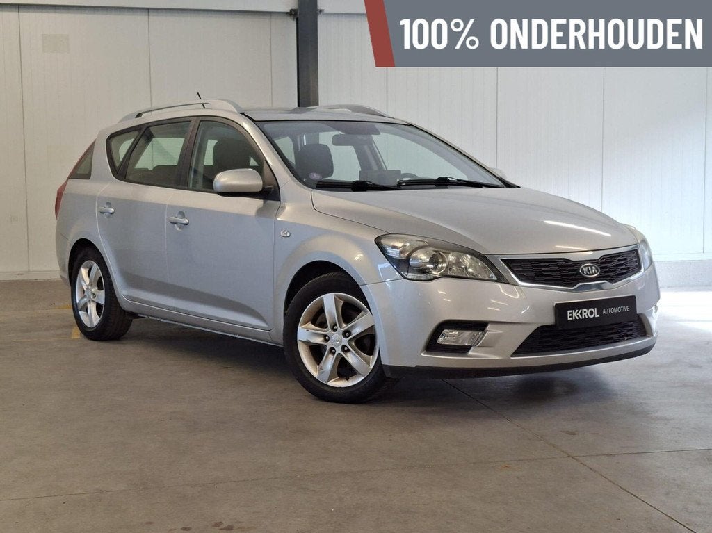 Kia cee'd Sporty Wagon 1.4 CVVT Brooklyn (Camera/Airco/PDC), Auto's, Kia, Voorwielaandrijving, Euro 5, Stof, Gebruikt