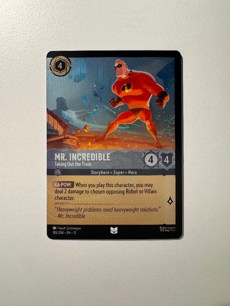 Mr. Incredible Taking Out the Trash Wilds Unknown Borderless, Verzamelen, Disney, Ophalen of Verzenden, Overige figuren, Zo goed als nieuw