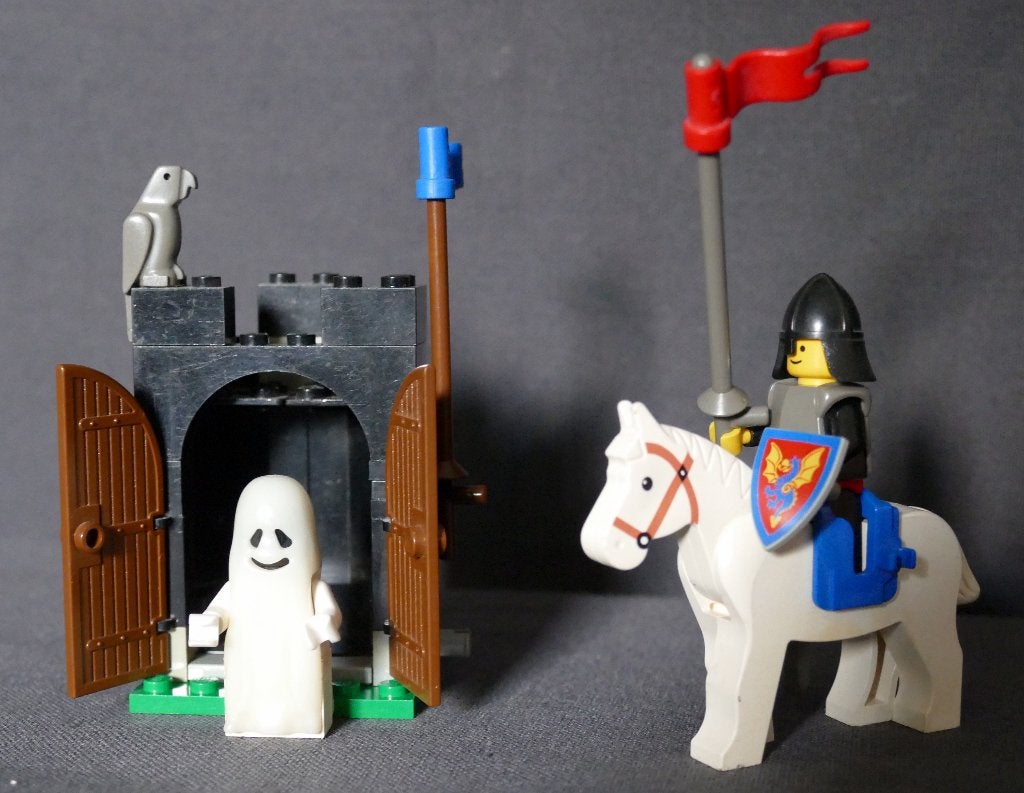 Ridder Lego 6034 Black Monarch's ghost, Gebruikt, Lego, Compleet, Ophalen of Verzenden