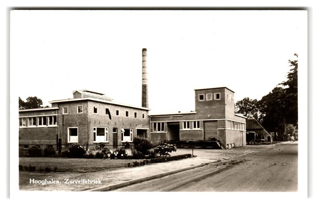 Hooghalen, Zuivelfabriek, Verzenden, 1940 tot 1960, Ongelopen, Drenthe