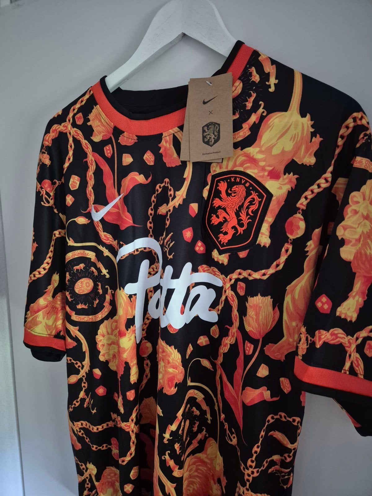 Nederlands elftal x Patta T-shirt, Verzenden, Nike, Oranje, Maat 56/58 (XL)