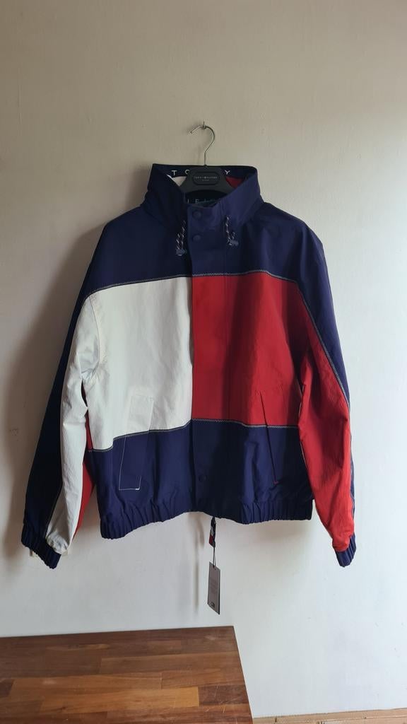 Tommy Hilfiger Tommy Jeans reversible sailing jacket L NEW, Maat 52/54 (L), Blauw, Tommy Hilfiger, Nieuw