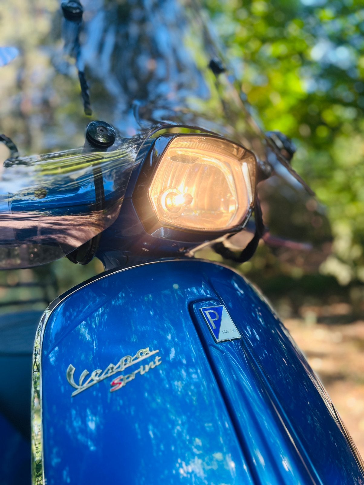 Vespa Sprint 50cc | 4T 2V | Blue Gaiola | Duo RS, Fietsen en Brommers, Ophalen, Gebruikt, Benzine, 50 cc
