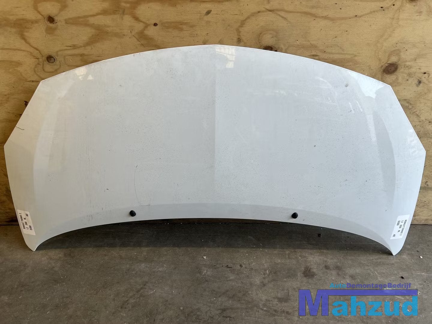 RENAULT TWINGO 2 WIT OV369 motorkap (schade) 2007-2014, Auto-onderdelen, Carrosserie en Plaatwerk, Renault Group, Gebruikt, Contact.group@renault.com