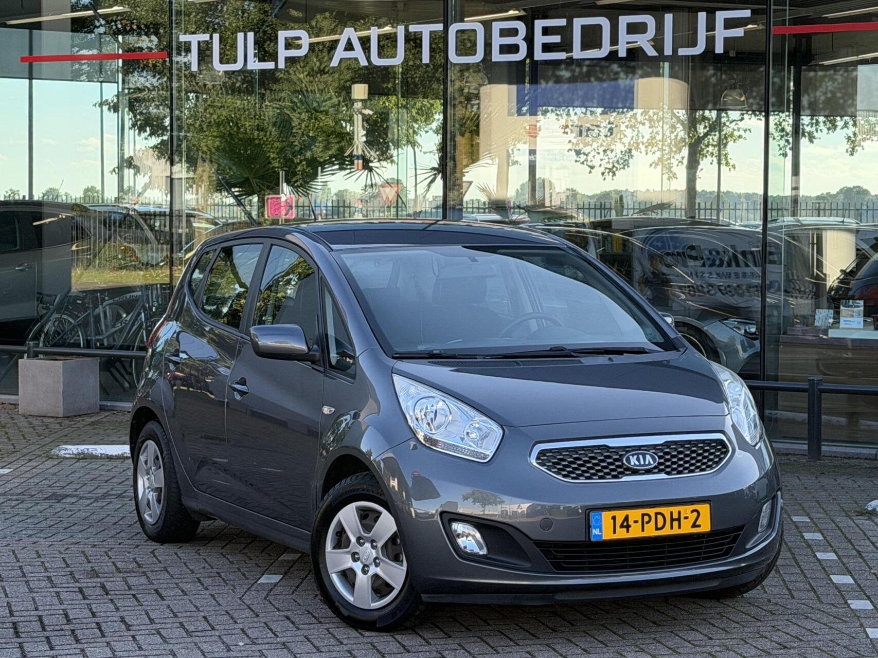 Kia Venga 1.4 CVVT Seven Airco Cruise NAV Trekhaak Allseason, Voorwielaandrijving, Euro 5, Stof, Gebruikt