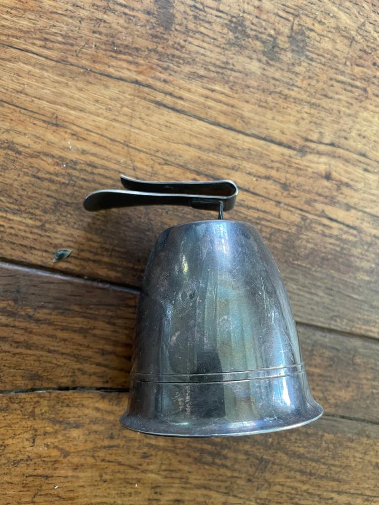 Vintage Zilveren Bel, Antiek en Kunst, Ophalen of Verzenden, Zilver