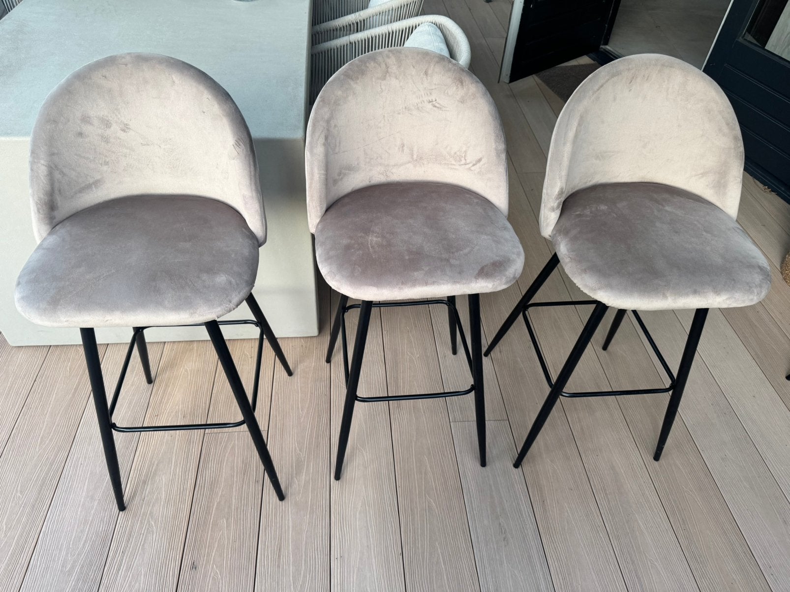 Barkrukken 3 stuks