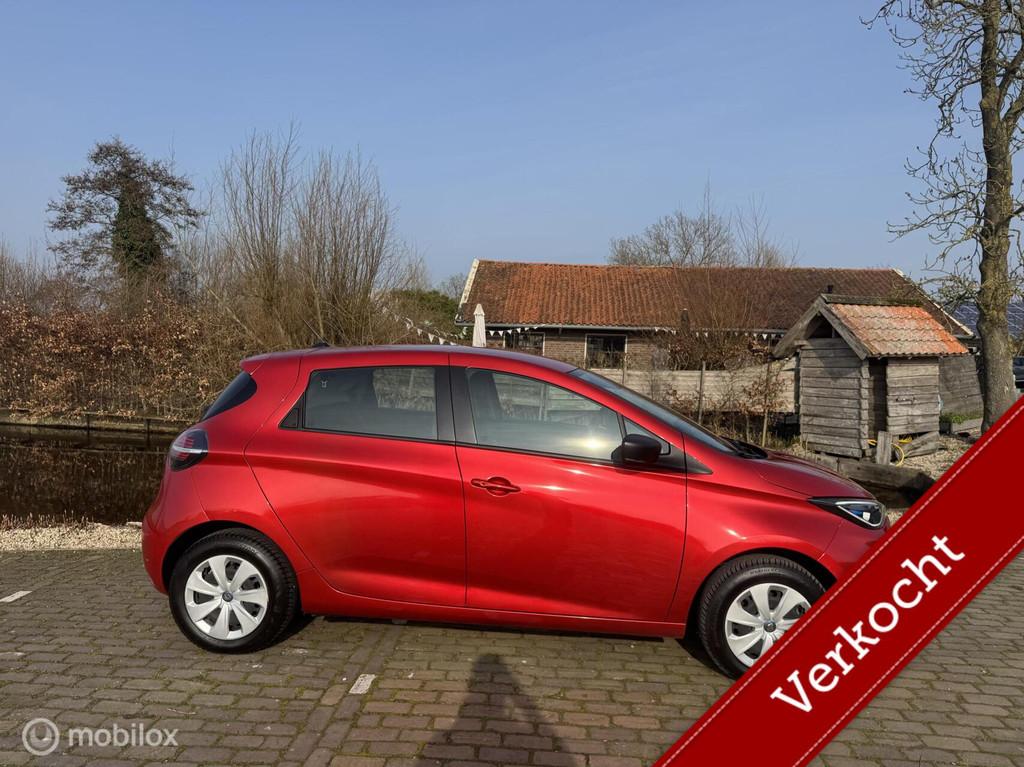 Renault Zoe R110 Life 52 kWh (Accu huur) | Soh 93%, Gebruikt, Met garantie (alle), LED verlichting, 385 km