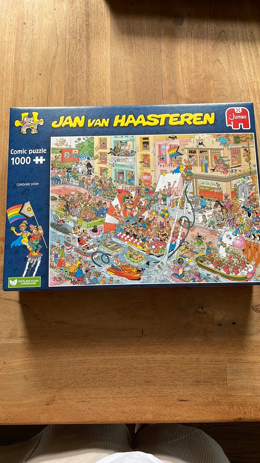 Jan van Haasteren puzzel 1000 stukjes, Hobby en Vrije tijd, Denksport en Puzzels, Ophalen, 500 t/m 1500 stukjes, Zo goed als nieuw