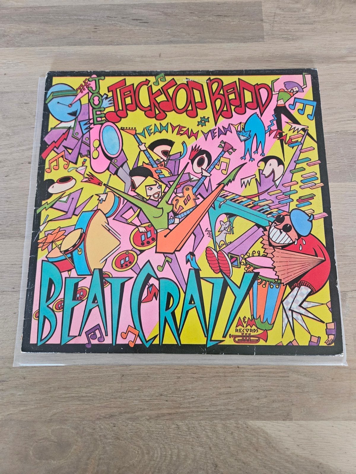 Joe Jackson Band - Beat Crazy LP (1980), Inclusief binnenhoes, Ophalen of Verzenden, Gebruikt, 12 inch
