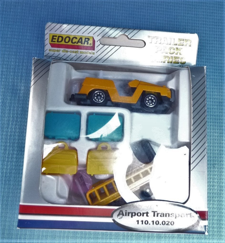 NIEUW EDO CAR AIRPORT TRANSPORT 110.10.020 NIEUW./modeltrein, Verzenden, Gebruikt, Bus of Vrachtwagen, Overige merken