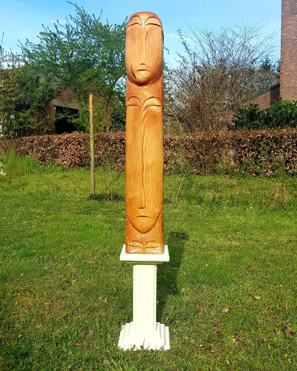 Houten standbeeld, Ophalen of Verzenden