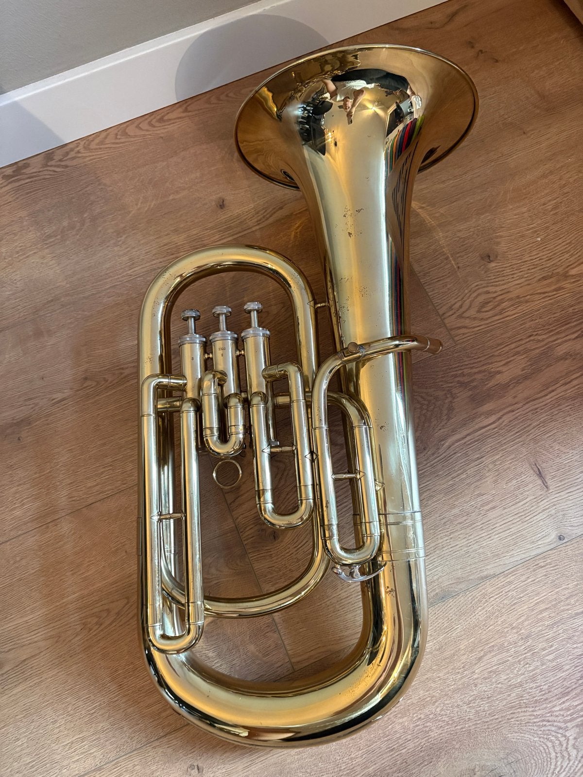 Euphonium met koffer, Ophalen, Gebruikt, Koperblazer, Met koffer of draagtas