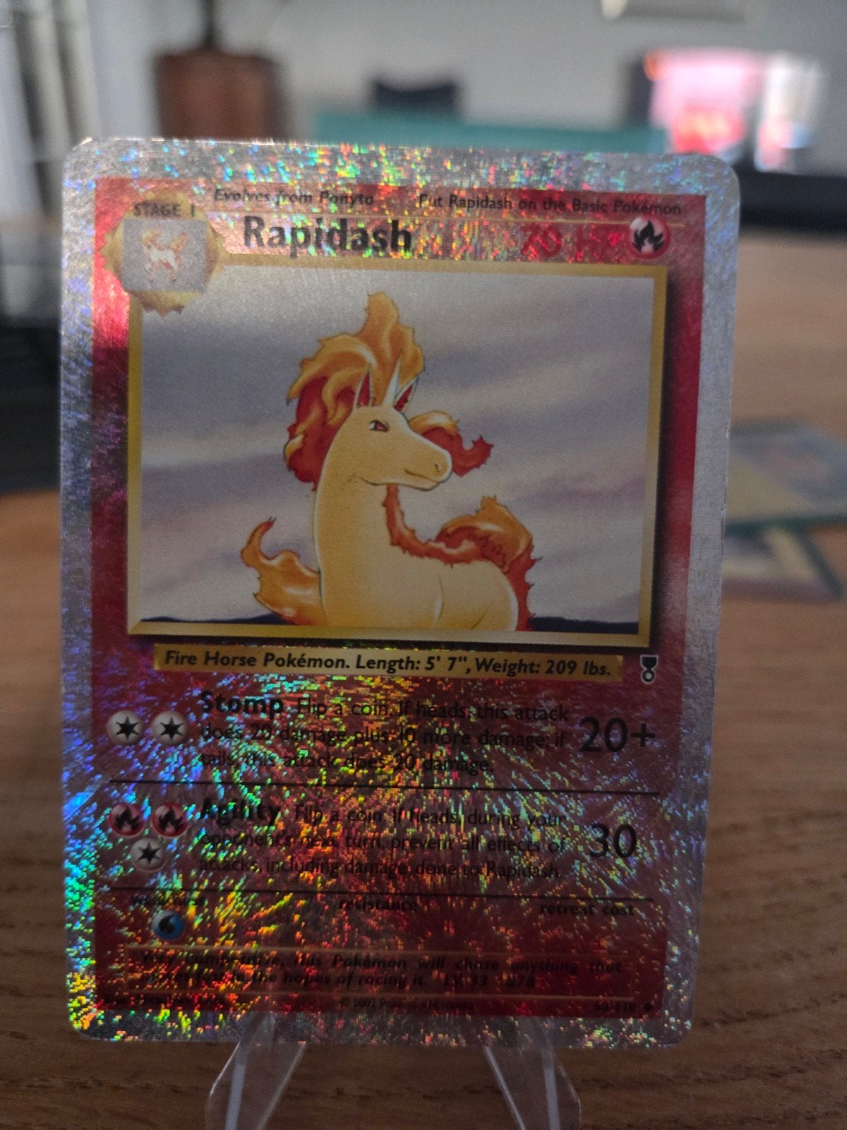 Rapidash 60 / 110 - Legendary Collection - reverse holo, Ophalen of Verzenden