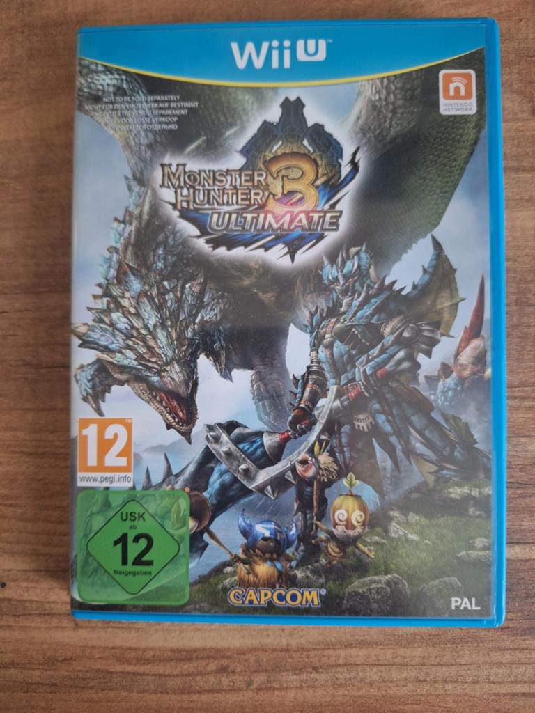 Monster hunter ultimate 3 voor de wii u, Avontuur en Actie, 1 speler, Ophalen of Verzenden, Zo goed als nieuw