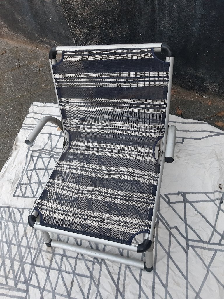 Set van lichtgewicht, inklapbare strandstoelen. strand stoel, Ophalen, Gebruikt, Kunststof, Stapelbaar