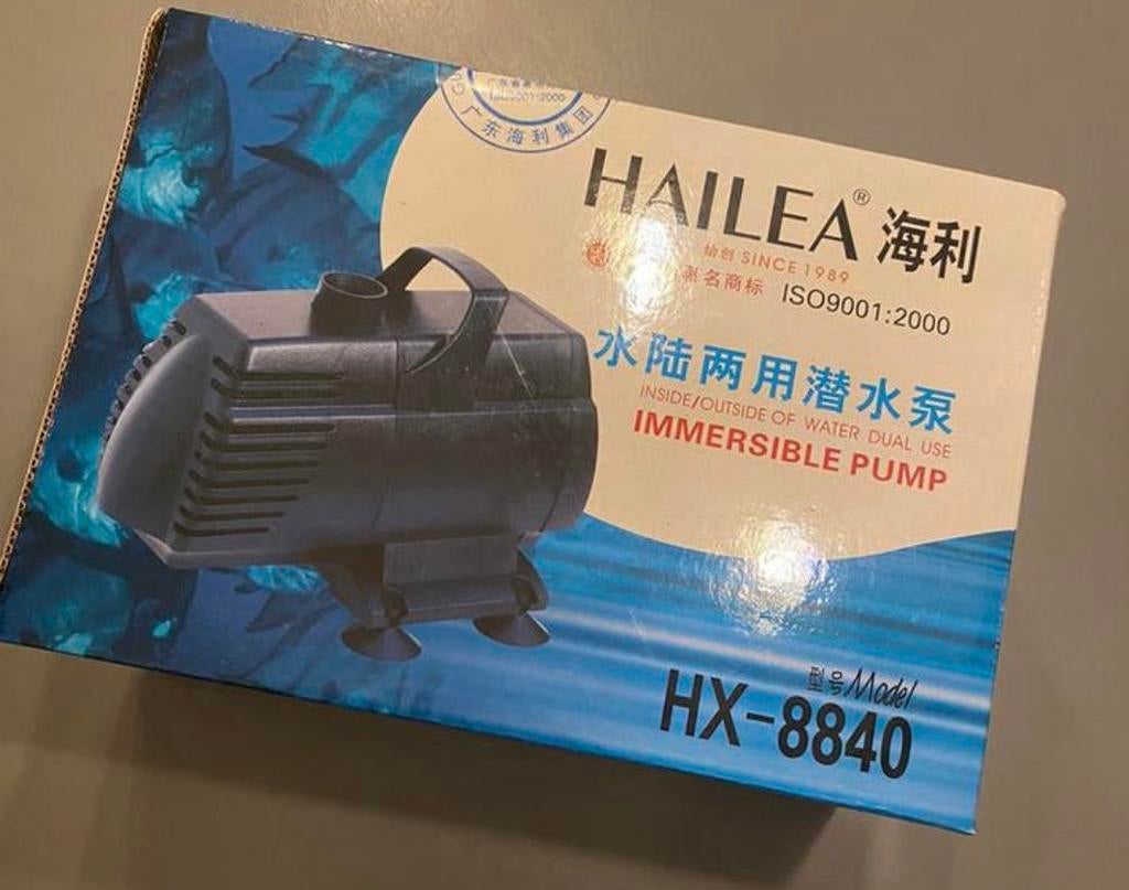 Hailea HX-8840 Vijverpomp 4000 L/u - Nieuw in doos, Ophalen of Verzenden, Nieuw, Vijverpomp