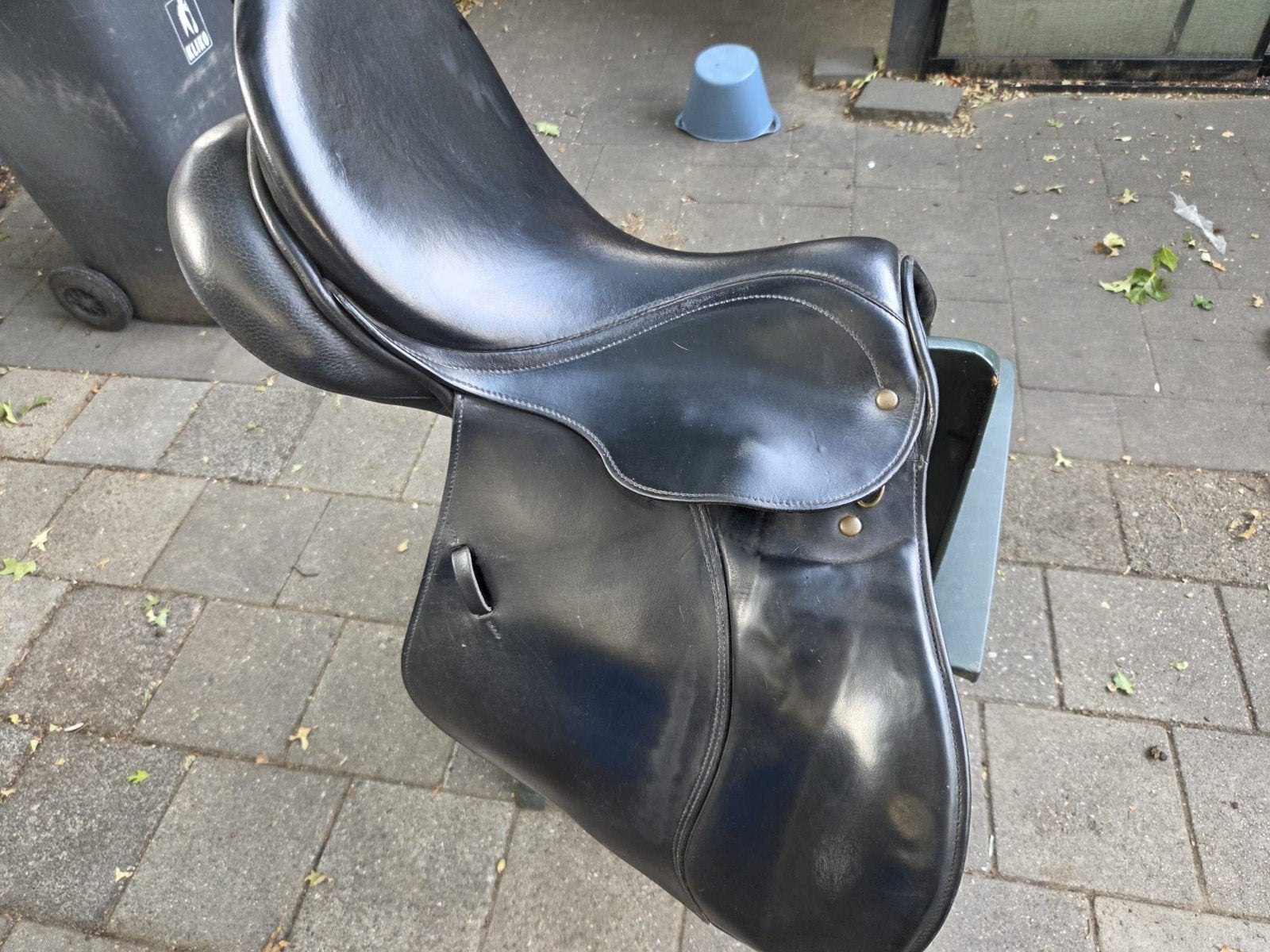17 inch veelzijdigheidzadel te koop, Dieren en Toebehoren, Ophalen, Gebruikt, M (17 inch), Diepe zit