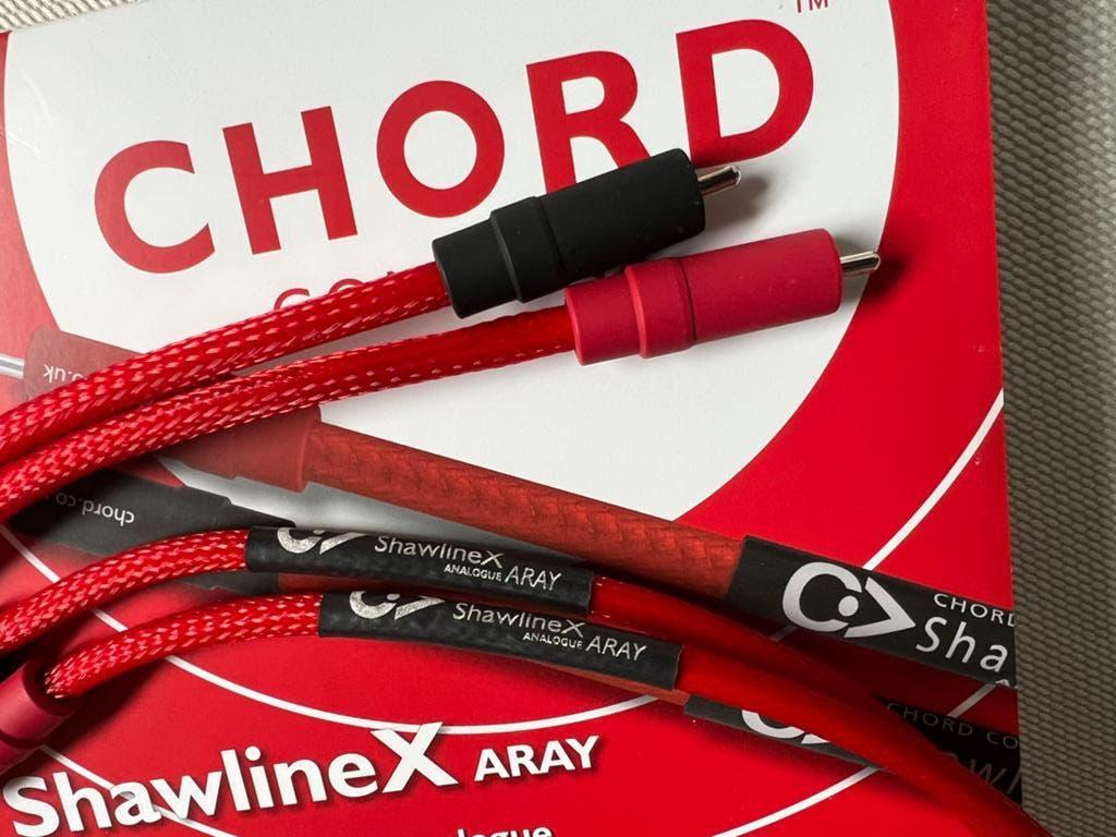 Chord ShawlineX aray RCA 1 meter, Ophalen, Zo goed als nieuw, Minder dan 2 meter, Interlink-kabel