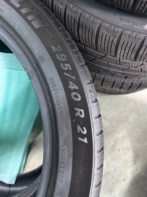 2 banden Michelin Pilot sport EV 295 40 21 inch  demo 6-7 mm, Auto-onderdelen, Banden en Velgen, Gebruikt, 295 mm, -, -