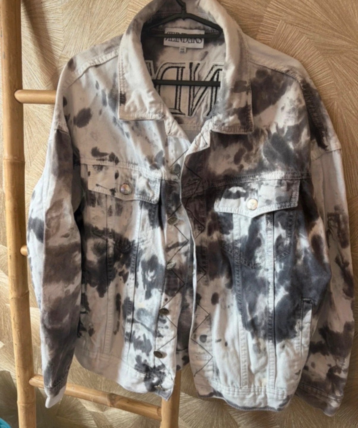 Reinders Spijkerjas - One Size - Tie-dye, Kleding | Dames, Ophalen of Verzenden, Zo goed als nieuw, Maat 38/40 (M), Meerkleurig