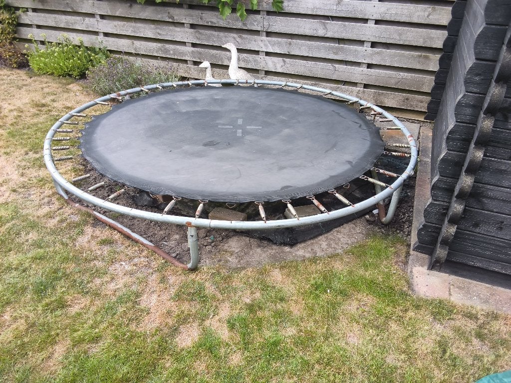 Trampoline diameter 2.44, Ophalen, Gebruikt