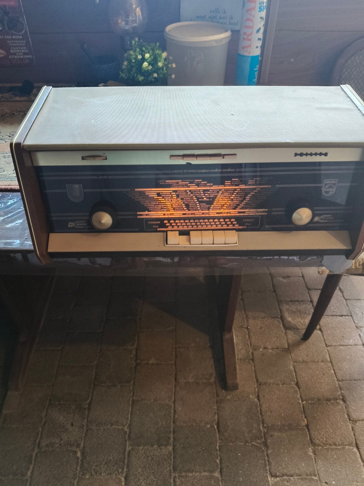 mooie antieke radio Philips mooie antieke, Ophalen