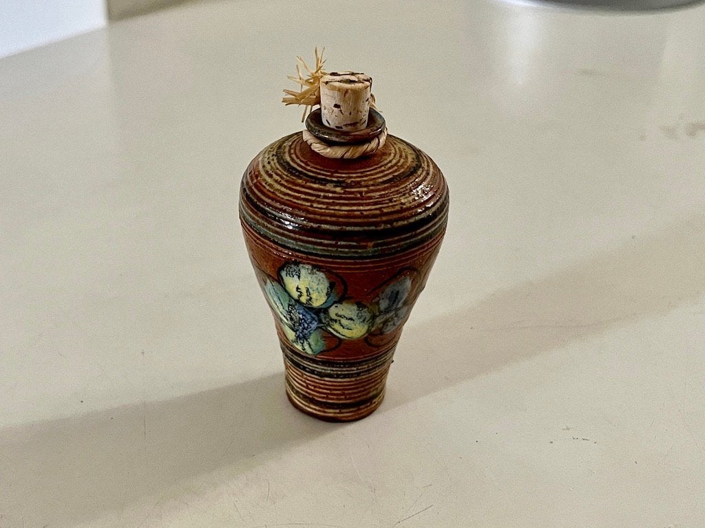 Klein keramiek flesje, Antiek en Kunst, Antiek | Keramiek en Aardewerk, Ophalen of Verzenden