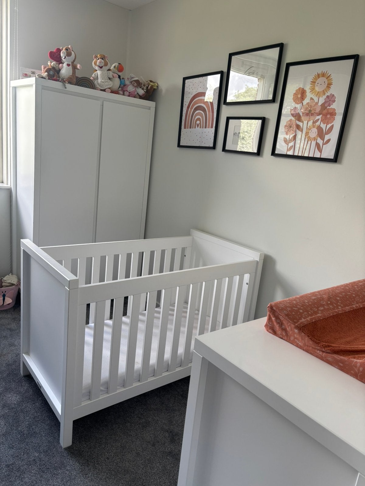 Bopita babykamer Corsica - ledikant kast commode wandplank, Ophalen, Zo goed als nieuw, Jongetje of Meisje