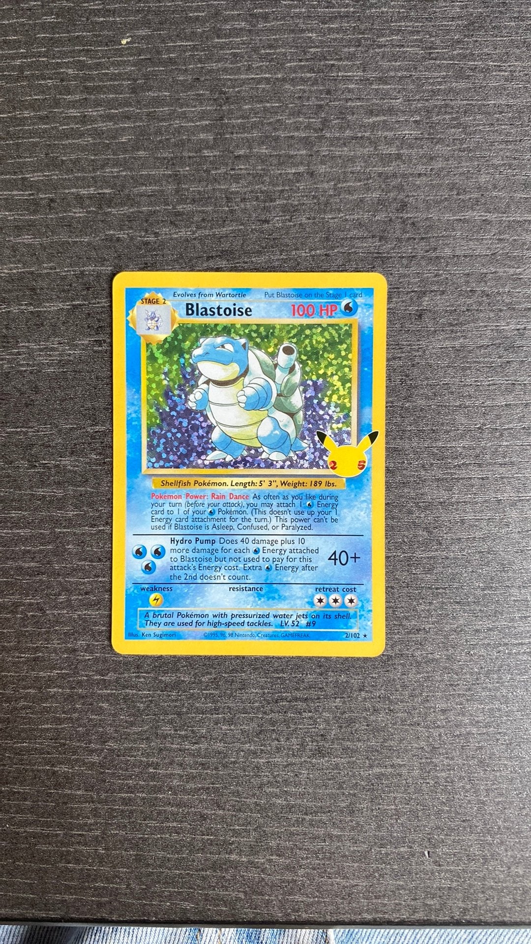 Blastoise 25th year, Ophalen of Verzenden, Zo goed als nieuw