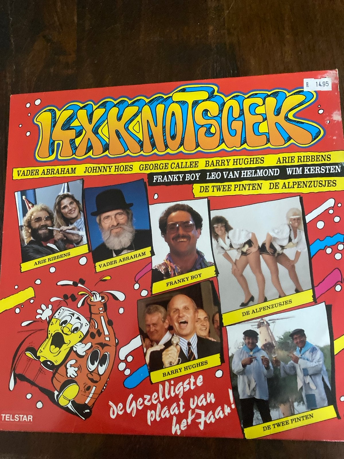 Lekker Knotsgek LP - De Gezelligste Plaat van het Jaar!, Cd's en Dvd's, LP, Gebruikt, Ophalen of Verzenden, Feestmuziek