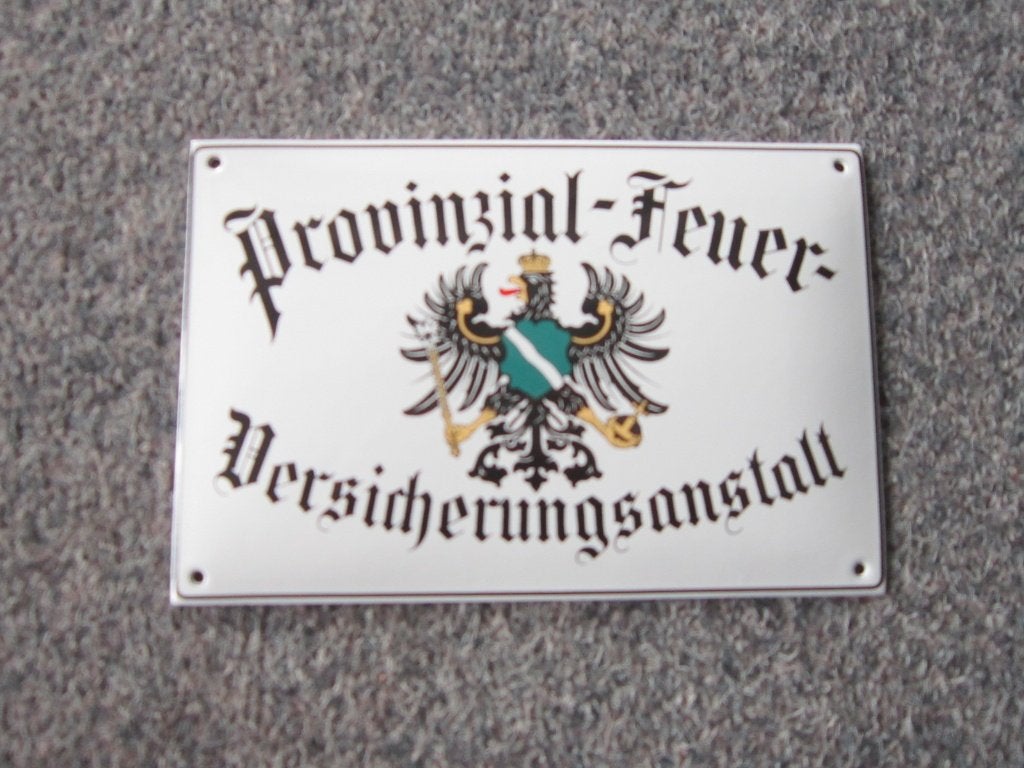 PROVINZIAL EMAILLE RECLAMEBORD, Ophalen, Zo goed als nieuw, Reclamebord