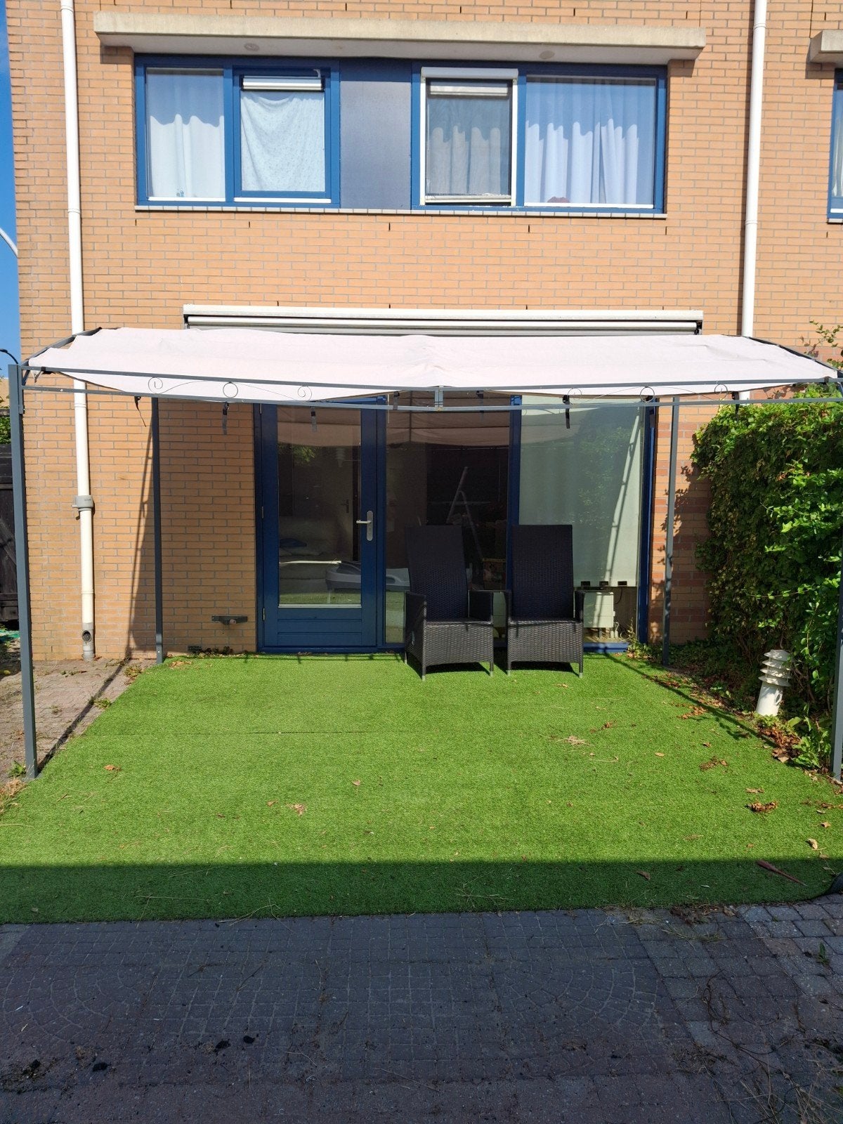 Terrasoverkapping/Pergola met doek - Zo goed als nieuw, Ophalen, Overige typen, Zo goed als nieuw, 150 tot 300 cm