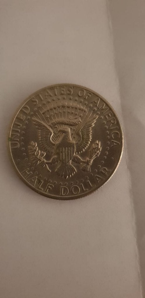 Originele Amerikaanse Kennedy Half Dollar uit 1973, Ophalen of Verzenden, Noord-Amerika, Losse munt
