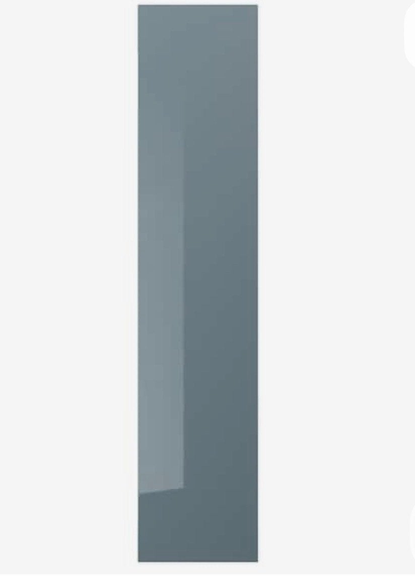 Kastdeur grijs/blauw - Fardal/Pax compatibel 50x229cm, Ophalen, Gebruikt, 200 cm of meer, 50 tot 100 cm