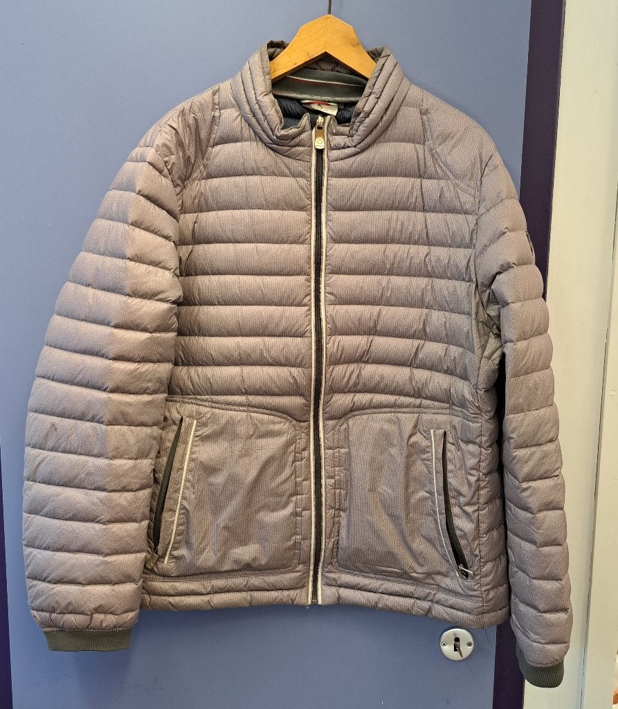 Fortezza grijs dun gewatteerd jack zomerjas 60 XXL nr 44873, ., Overige maten, Ophalen of Verzenden, Zo goed als nieuw