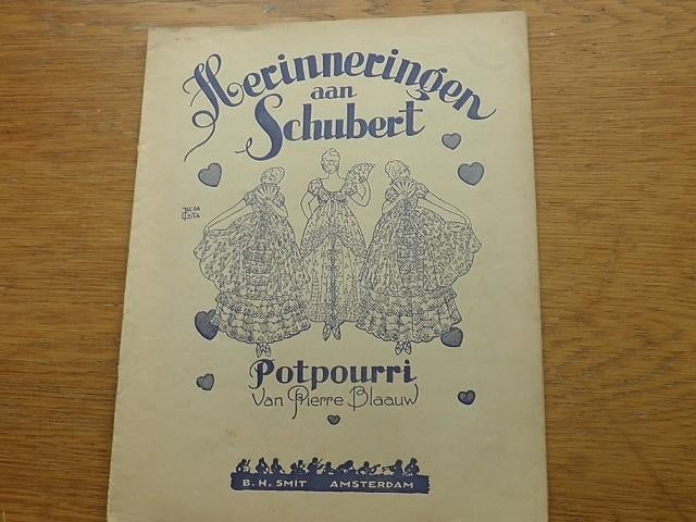 Herinneringen aan schubert-potpourri voor piano, Muziek en Instrumenten, Gebruikt, Klassiek, Ophalen of Verzenden, Artiest of Componist