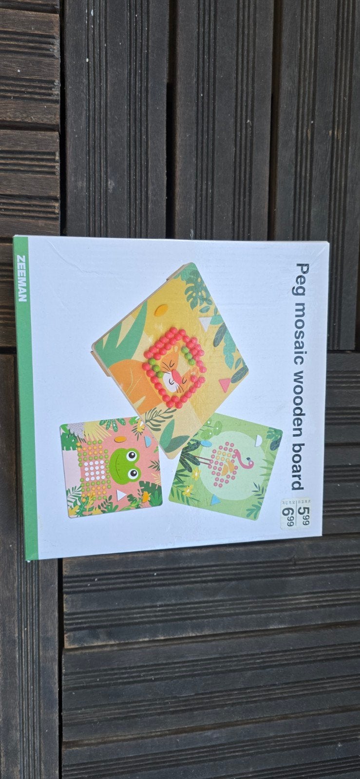 Peg Mosaic Houten Bord - Creatief Speelgoed, Ophalen of Verzenden, Zo goed als nieuw, Knutselen